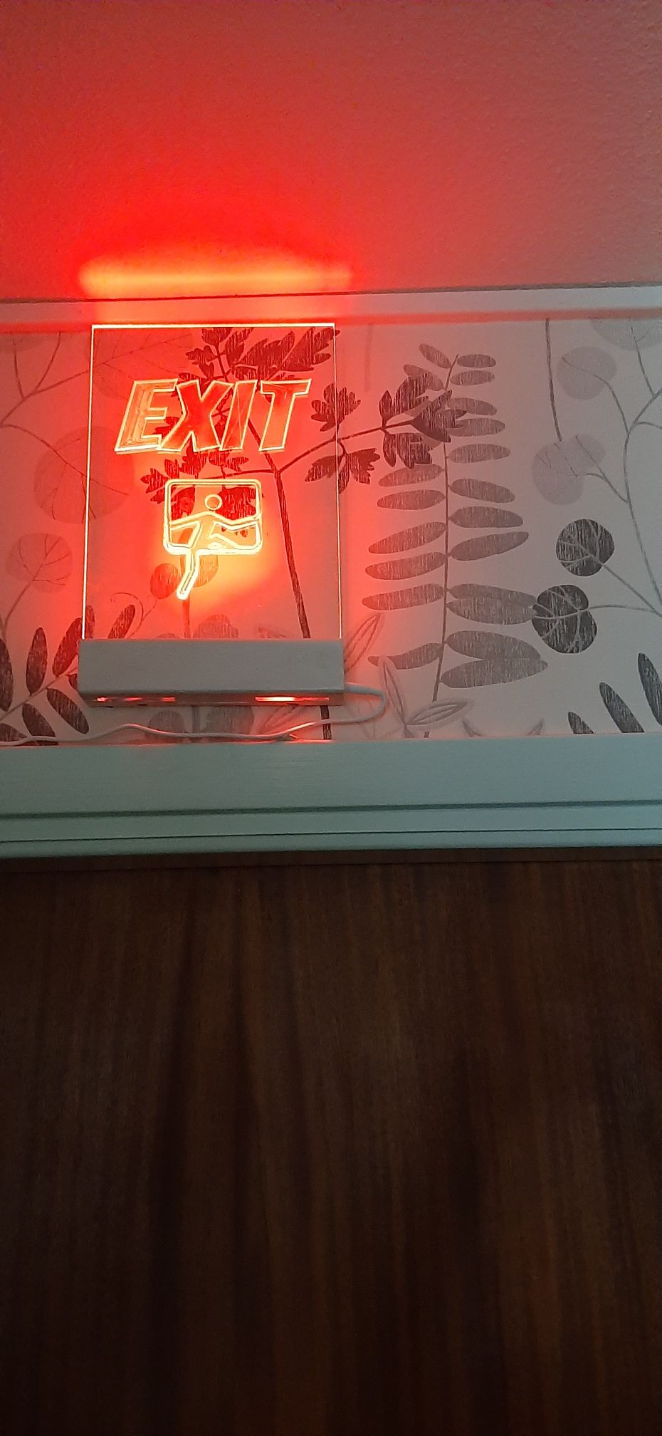Lampa med utbytbart motiv